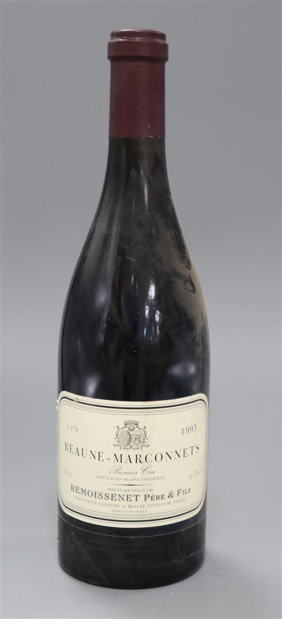 Ten bottles of Beaune-Marconnets, 1995 (Remoissenet)